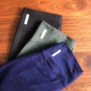 SIZE 10/12 ZELLA GIRL LIVE IN HIGH WAIST LEGGINGS (black, olive, navy)